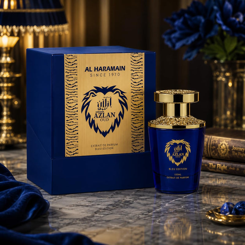 Al Haramain Azlan Oud Bleu Extrait De (li Free) Men's Extrait De Parfum