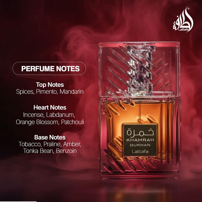 Lattafa Khamrah Dukhan Unisex Eau De Parfum