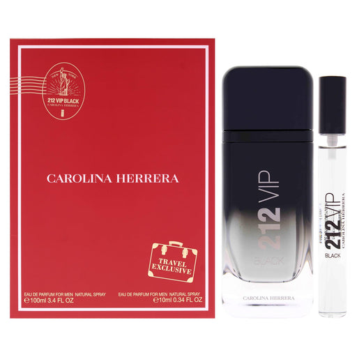 Carolina Herrera 212 Vip Black Men's Eau De Parfum Gift Set