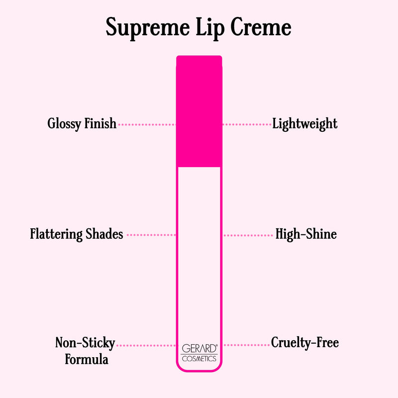 Gerard Cosmetic Supreme Lip Creme Electric Rose