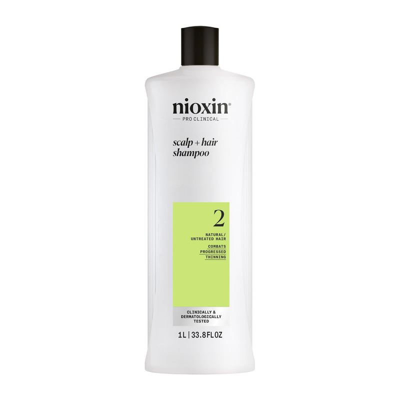 Nioxin System 2 Cleanser Shampoo Fine Hair 1 Liter