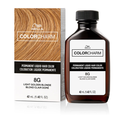 Wella Color Charm Permanent Liquid Hair Color 8g Light Golden Bl