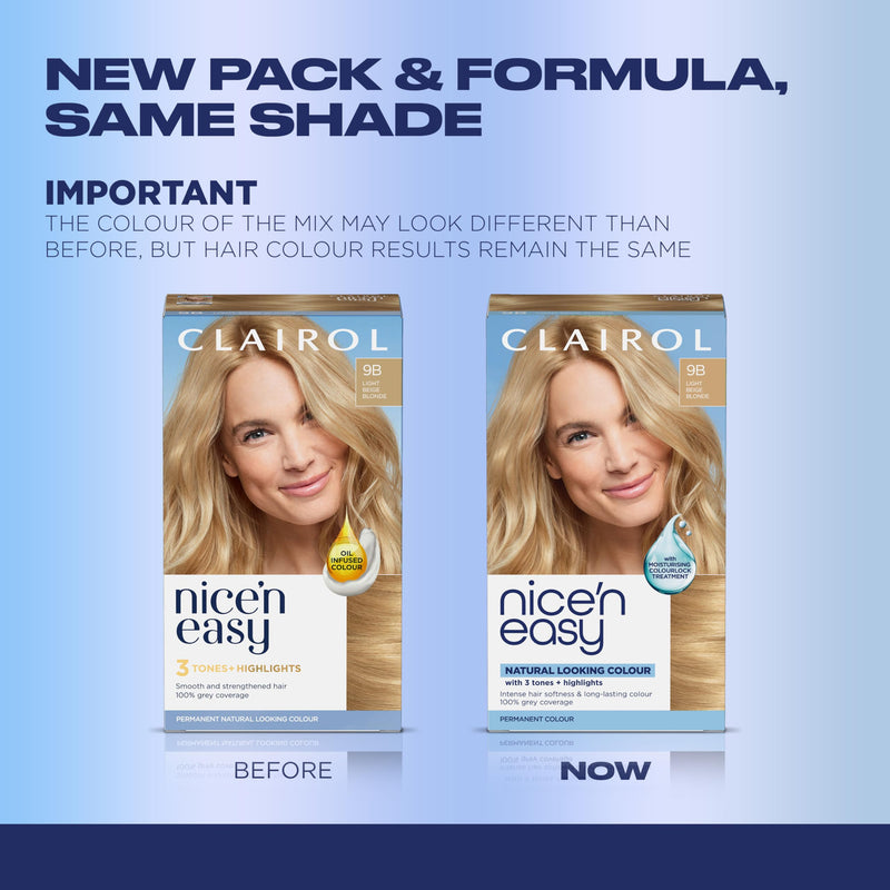 Clairol Nice N Easy Permanent Color 9 Light Blonde