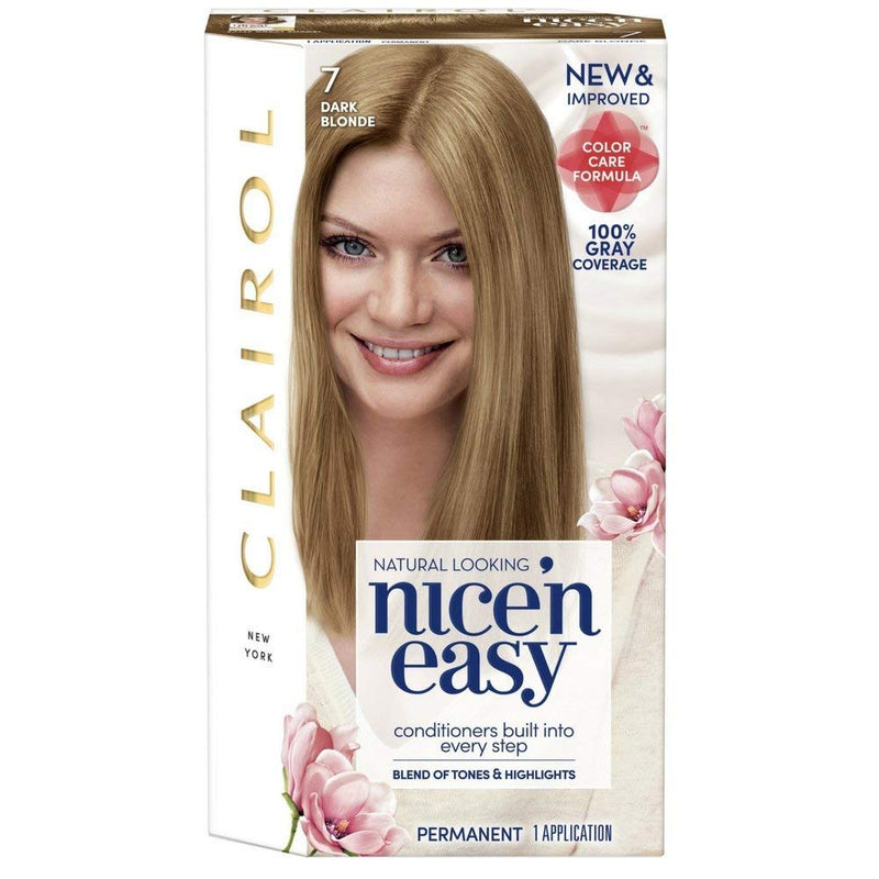 Clairol Nice N Easy Permanent Color 7 Dark Blonde for Women