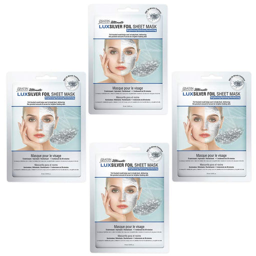 Satin Smooth Ultimate Luxsilver Foil Sheet Mask Women's Gift Set