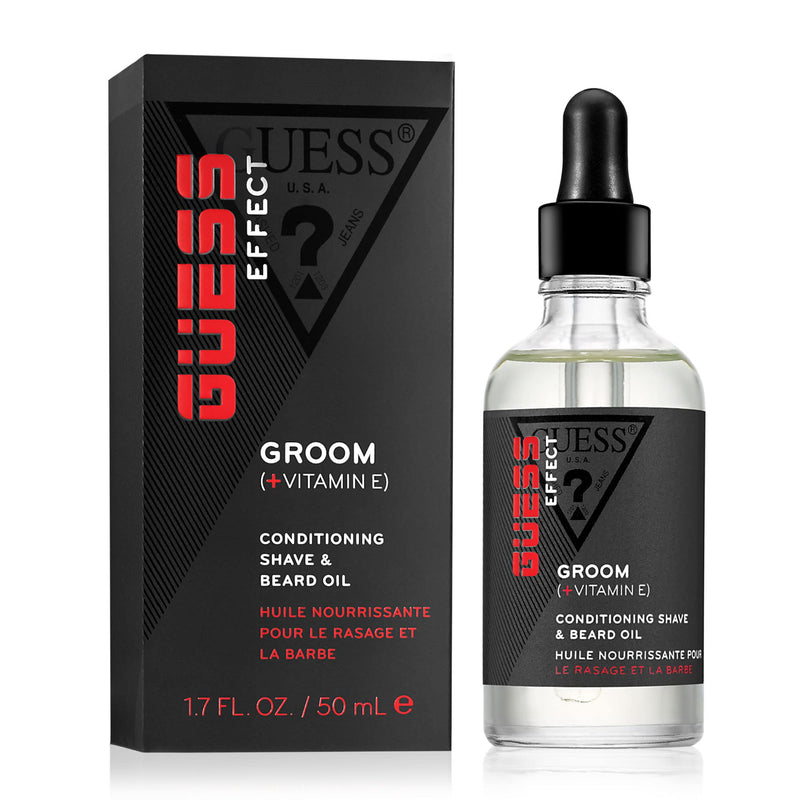Guess Effect Boost Conditioning Shave And Beard Oil for Men