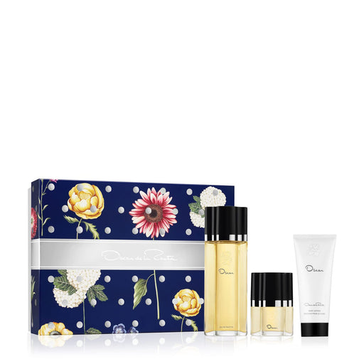 Oscar De La Renta 3 Pc Gift Set EDT Spray, EDT Spray, Body Lotion Women's Eau De Toilette Gift Set