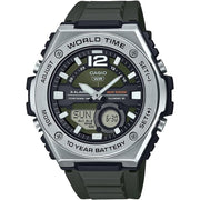 Casio World Time Analog-Digital Quartz 51mm Watch – Resin