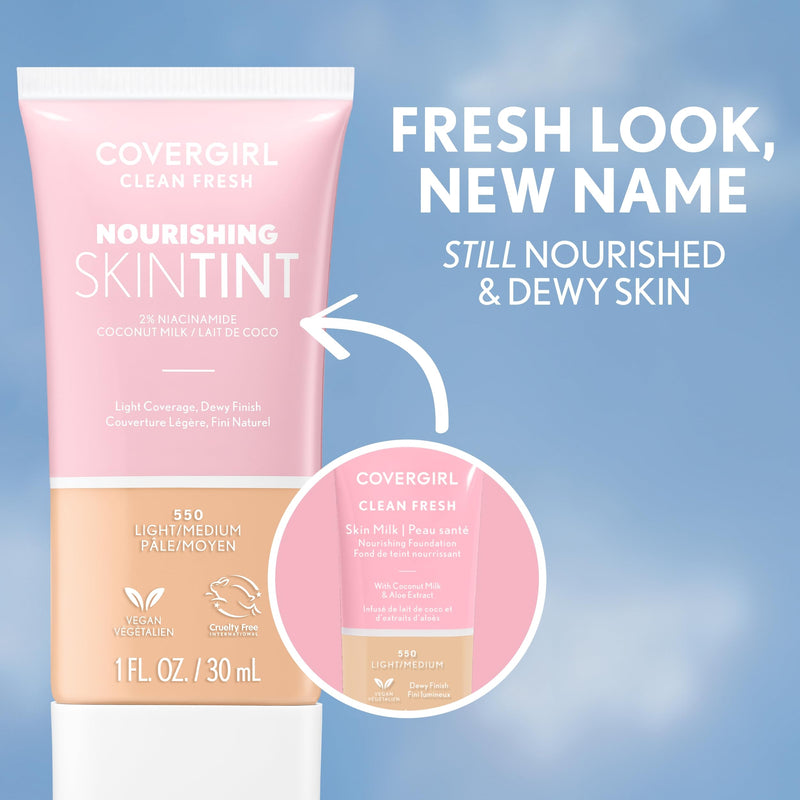 Covergirl Clean Fresh Skin Milk Foundation 630 Deep Dark