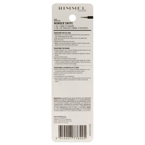 Rimmel London Wonder Swipe 2-In-1 Liner To Shadow 002 Instafamous