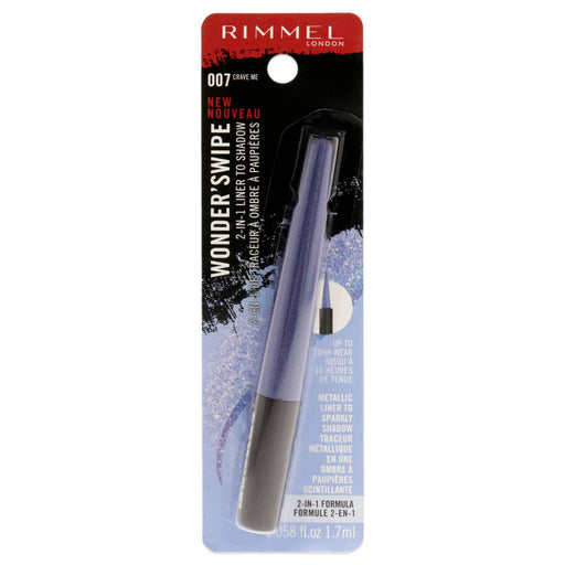 Rimmel London Wonder Swipe 2-In-1 Liner To Shadow 007 Crave Me