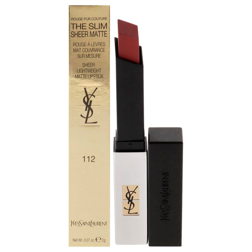 Yves Saint Laurent Rouge Pur Couture The Slim Sheer Matte Lipstick 112 Raw Ro