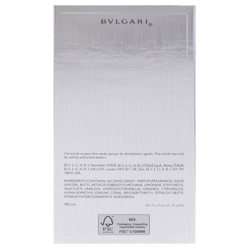 Bvlgari Man Rain Essence Men's Eau De Parfum
