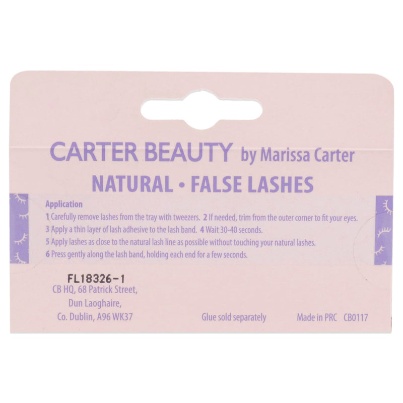 Carter Beauty False Lashes Natural