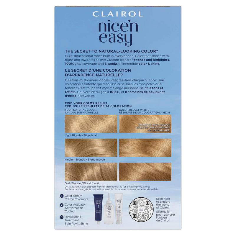 Clairol Nice N Easy Permanent Color 9 Light Blonde