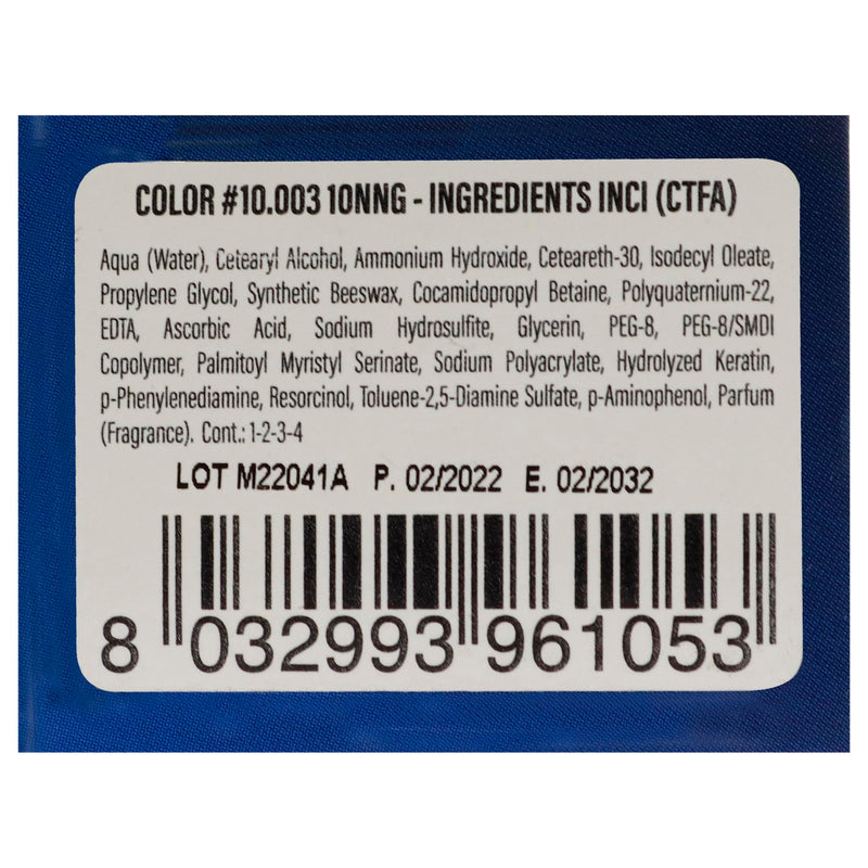 Colordesign Permanent Hair Color 10nng Medium Natural Platinum