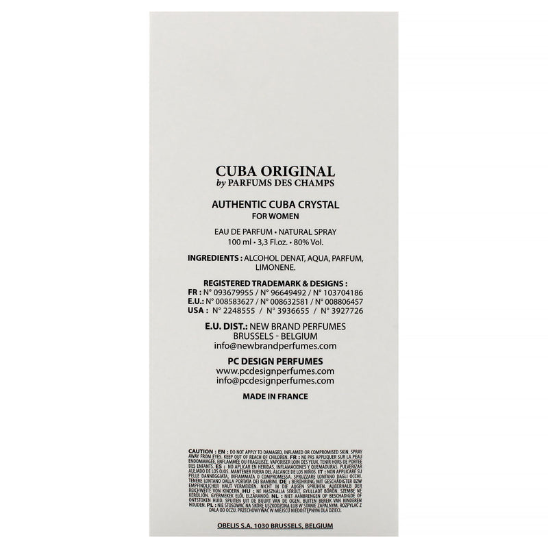 Cuba Authentic Crystal Women's Eau De Parfum