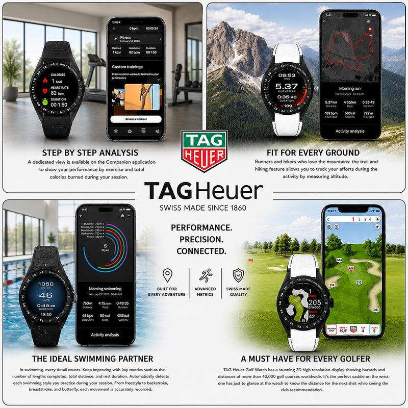 Tag Heuer Connected Golf Men's Smartwatch 45mm Watch