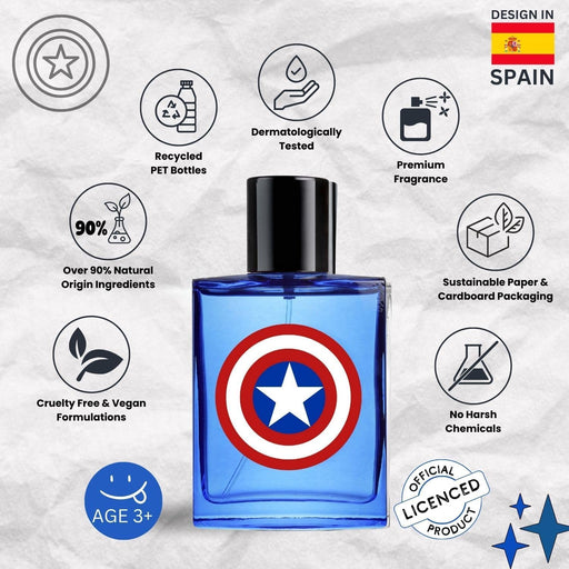 Marvel Captain America Men's Eau De Toilette