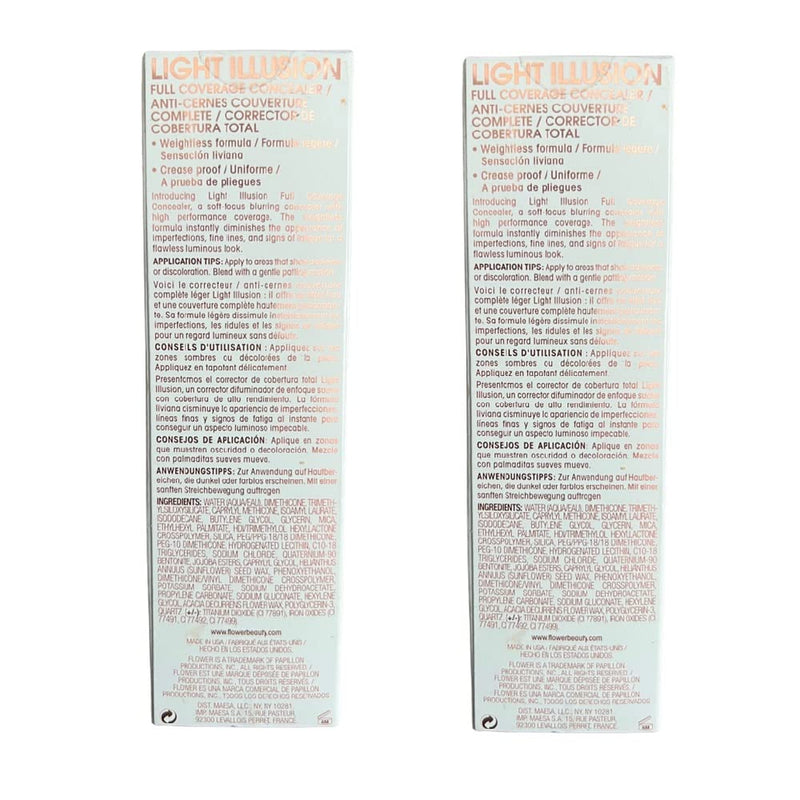 Flower Beauty Light Illusion Full Coverage Concealer D2-3 Deep