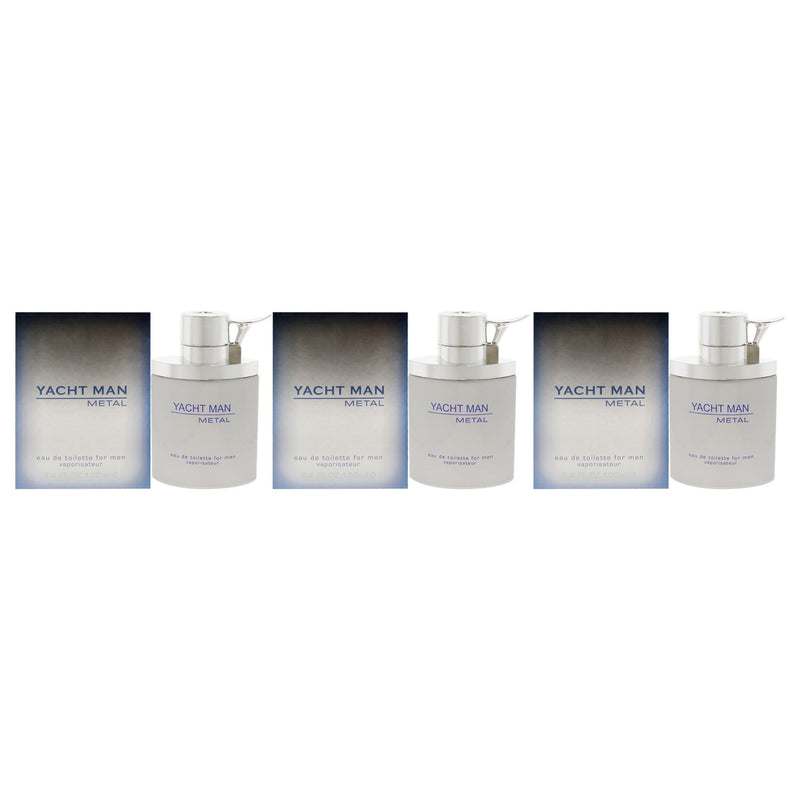 Myrurgia Yacht Man Metal Pack Of 3 Men's Eau De Toilette