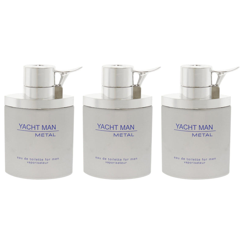 Myrurgia Yacht Man Metal Pack Of 3 Men's Eau De Toilette