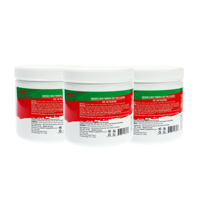 Mayan Magic Mud Powerful Deep Pore Cleansing Clay Pack Of 3