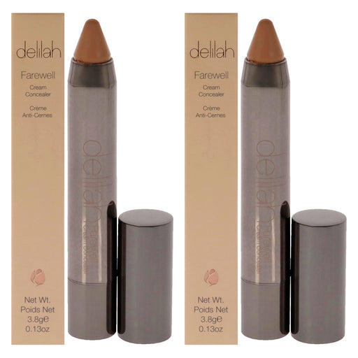 Delilah Farewell Cream Concealer Almond Pack Of 2