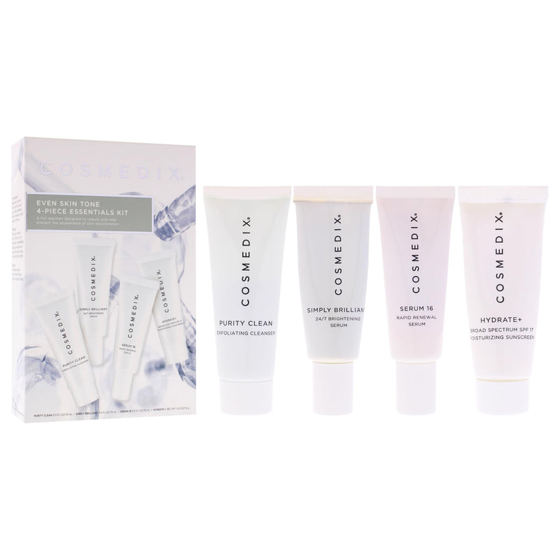 Cosmedix Even Skin Tone Essentials Kit Unisex Gift Set