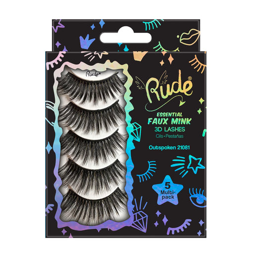 Rude Cosmetics Essential Faux Mink 3d Lashes Outspoken