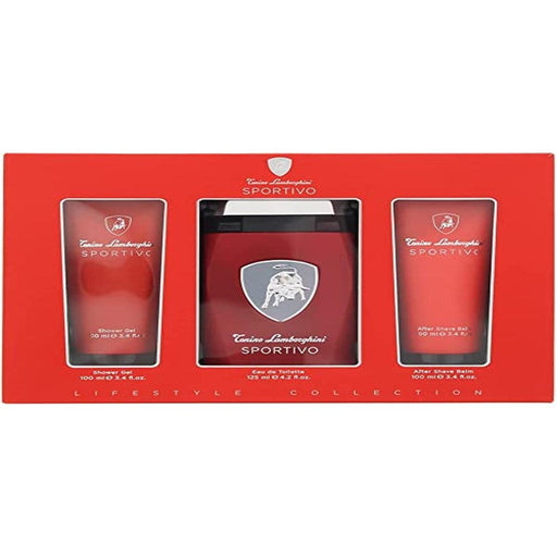 Tonino Lamborghini Lamborghini Sportivo Men's Eau De Toilette Gift Set