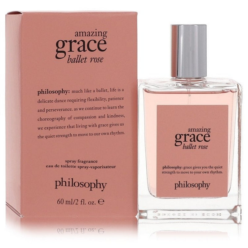 Amazing Grace Ballet Rose by Philosophy, 2 oz EDT Spray for Women