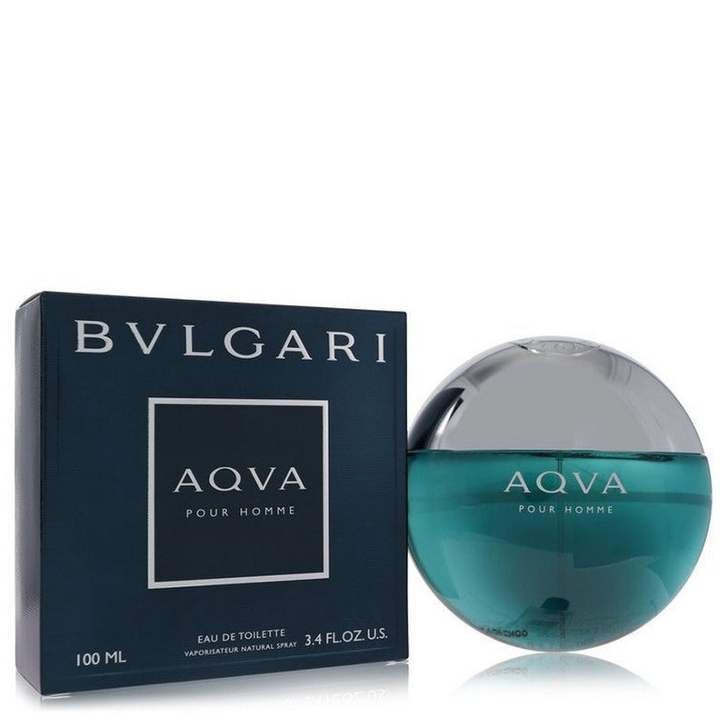 Aqua Pour Homme by Bvlgari Men Eau De Toilette Spray 3.3 oz