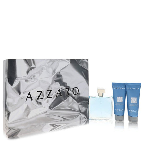 Azzaro Chrome Men's Eau De Toilette Gift Set