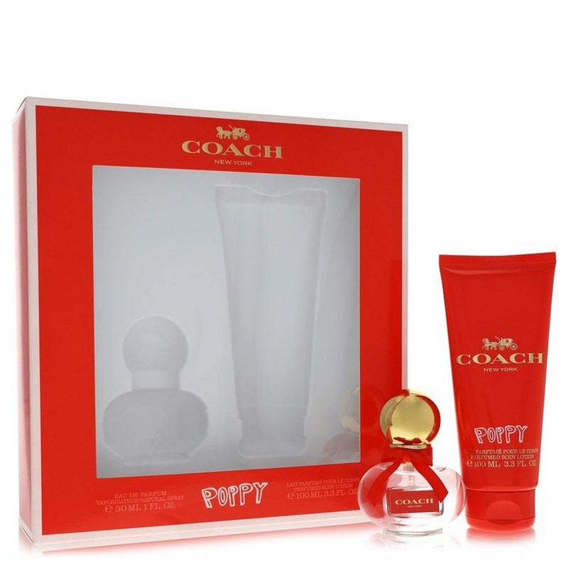 Coach Poppy by Coach Women Gift Set -- 1 oz Eau De Parfum Spray + 3.3 oz Body Lotion