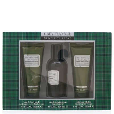 Geoffrey Beene Grey Flannel Men's Eau De Toilette Gift Set