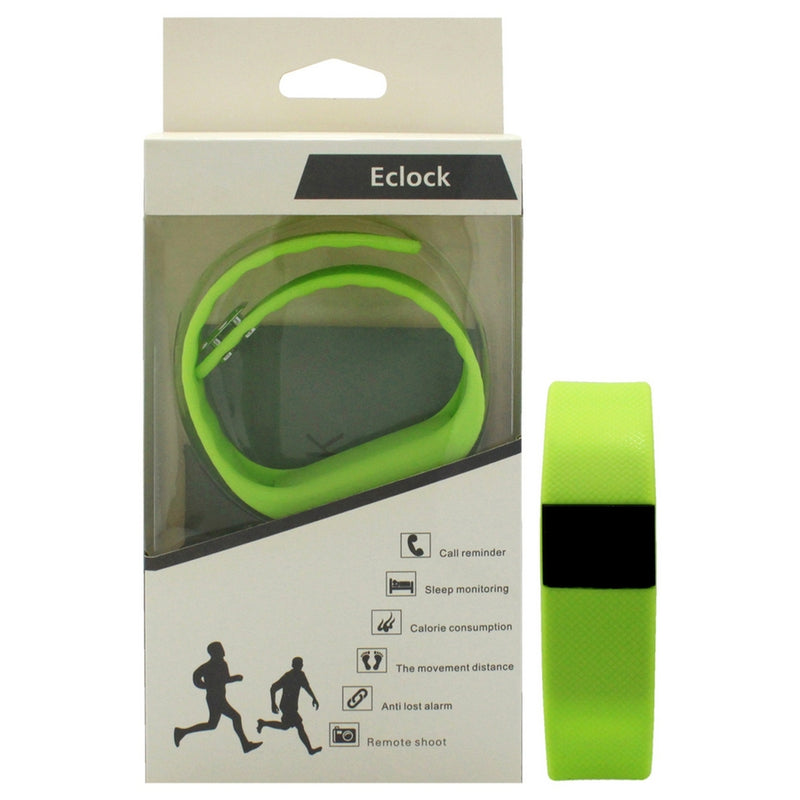 EK-H6 Health Sports Silicone Bracelet - Green by Eclock for Unisex - 1 Pc Bracelet