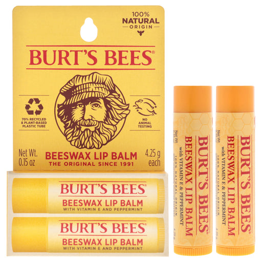 Burts Bees Beeswax Lip Balm Twin Pack