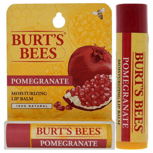 Burts Bees Pomegranate Moisturizing Lip Balm Blister