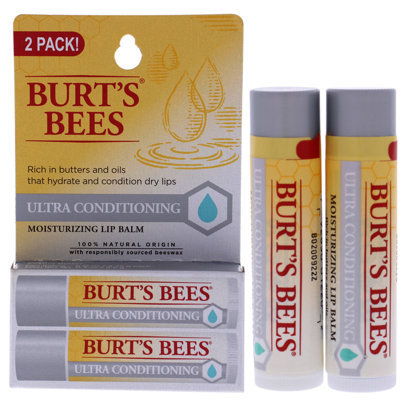 Burts Bees Ultra Conditioning Lip Balm Twin Pack