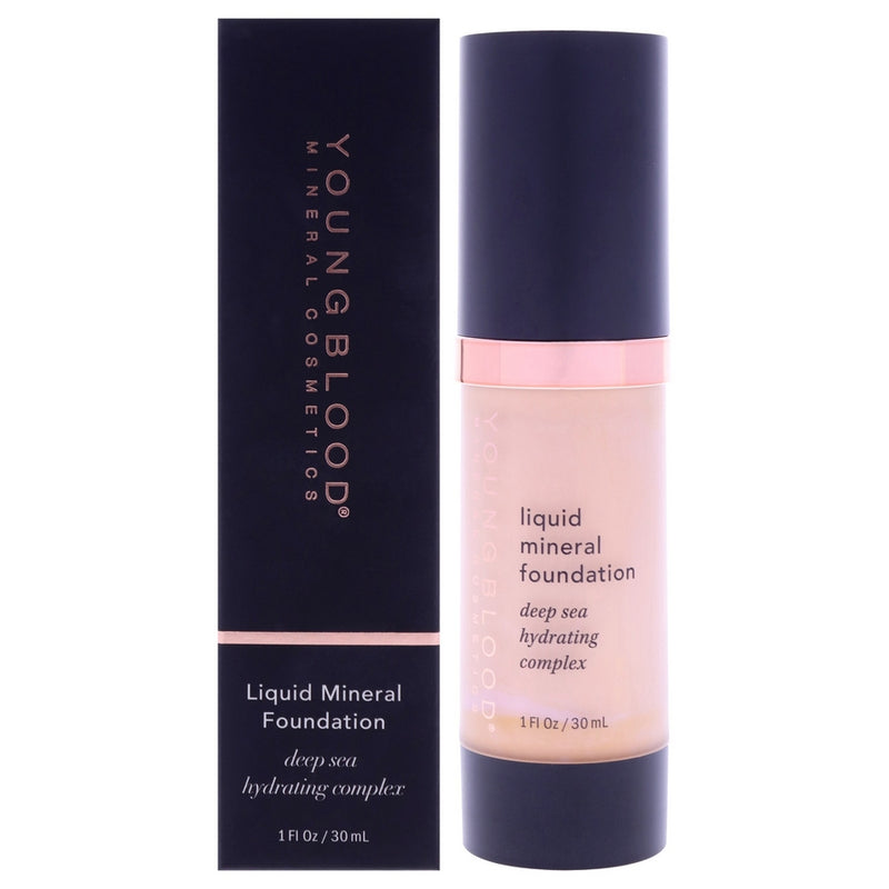 Liquid Mineral Foundation - Pebble by Youngblood for Women - 1 oz Foundation