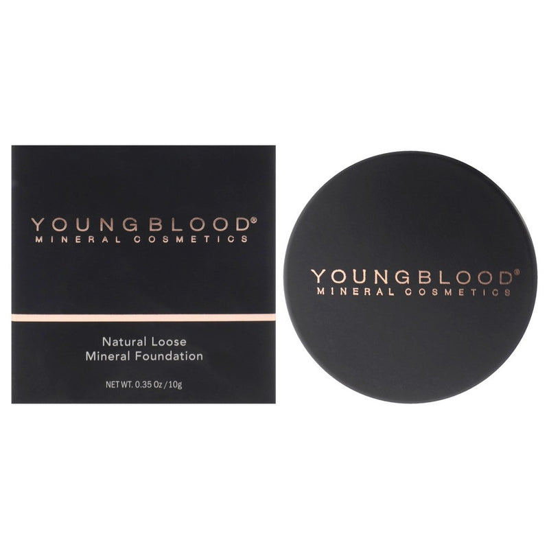 Natural Loose Mineral Foundation - Barely Beige by Youngblood for Women - 0.35 oz Foundation