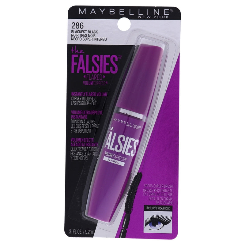 Volum Express The Falsies Mascara - 286 Blackest Black by Maybelline for Women - 0.31 oz Mascara
