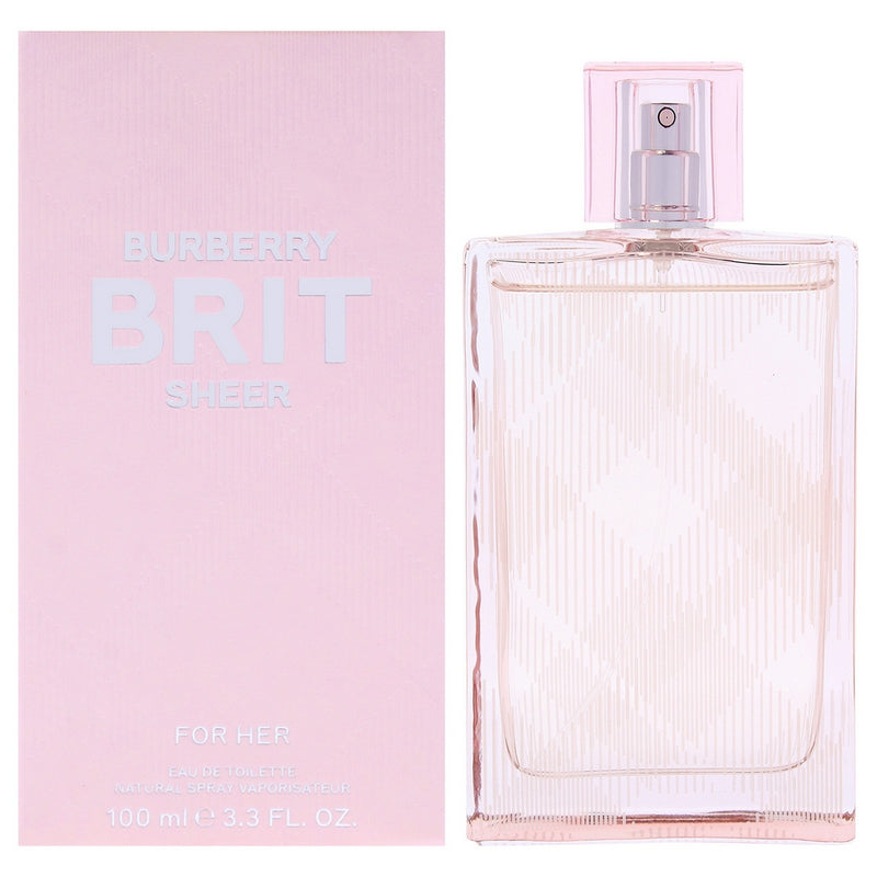 Burberry Brit Sheer by Burberry for Women - 3.3 oz EDT Spray