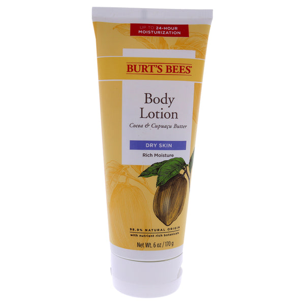 Burts Bees Cocoa And Cupuacu Butters Body Lotion