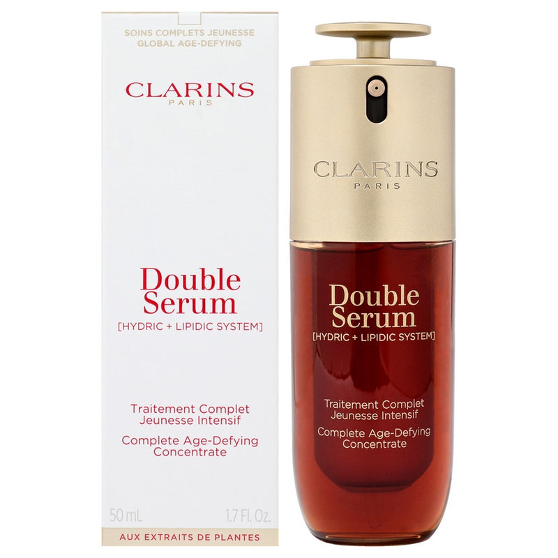 Double Serum Complete Age Control Concentrate by Clarins for Unisex - 1.7 oz Serum