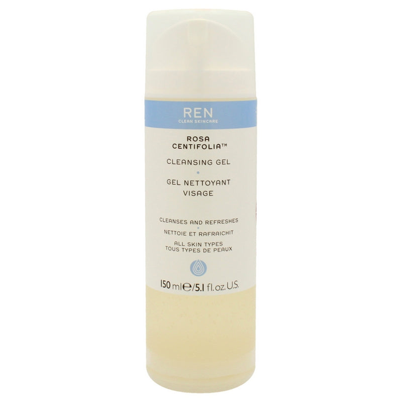 Rosa Centifolia Cleansing Gel by REN for Unisex - 5.1 oz Cleanser