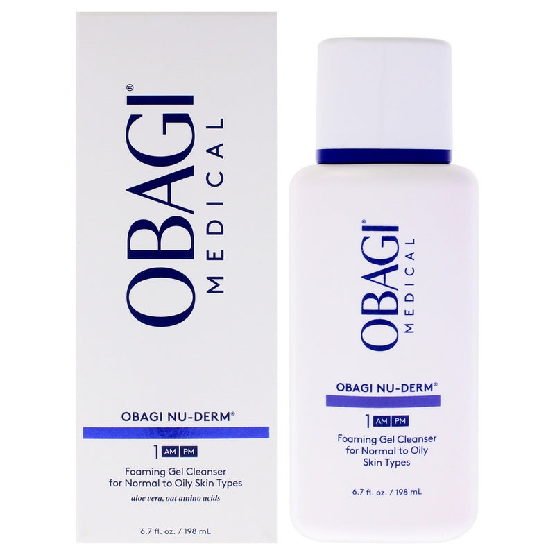 Nu-Derm 1 AM-PM Foaming Gel by Obagi for Women - 6.7 oz Foam