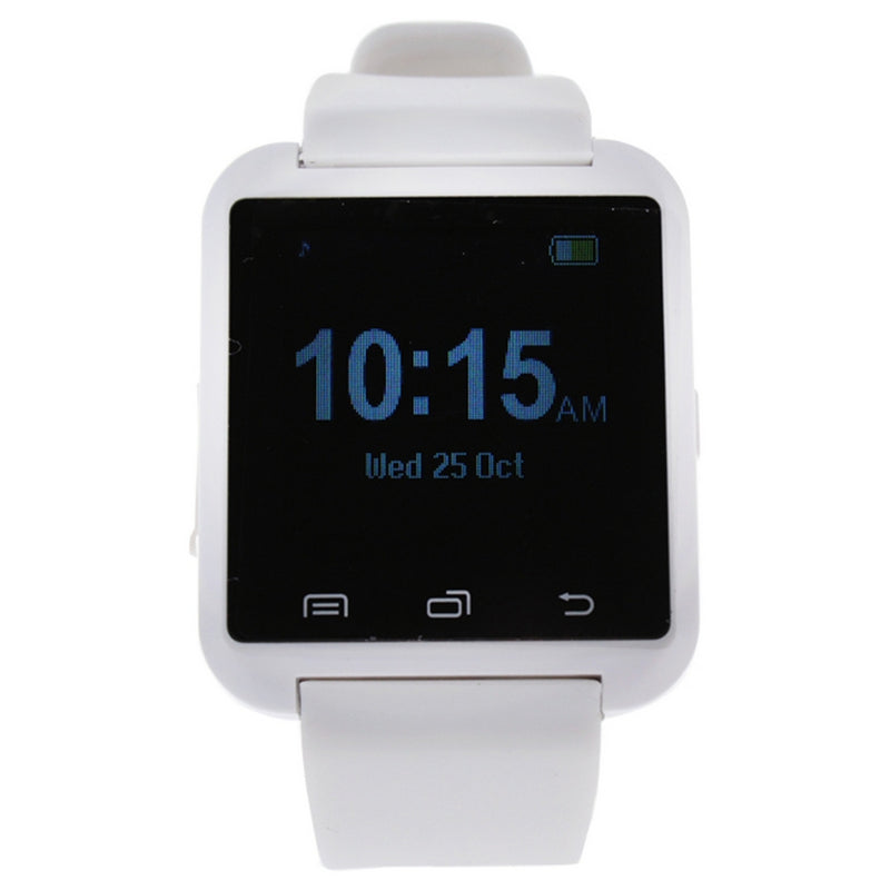 EK-A1 Montre Connectee Silicone Strap Smart Watch - White by Eclock for Men - 1 Pc Watch