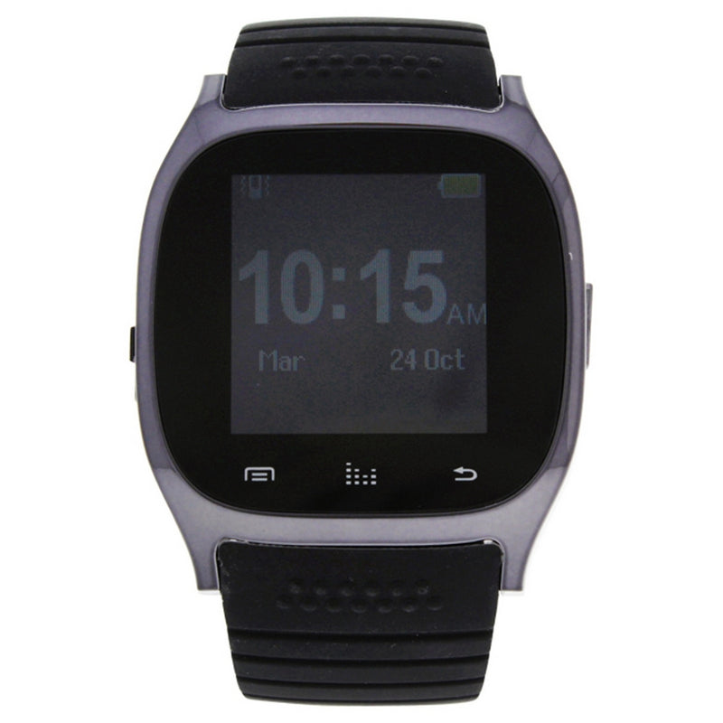 EK-B3 Montre Connectee Silicone Strap Smart Watch - Black by Eclock for Men - 1 Pc Watch